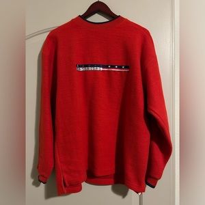 J America. Sport red vintage crew neck
